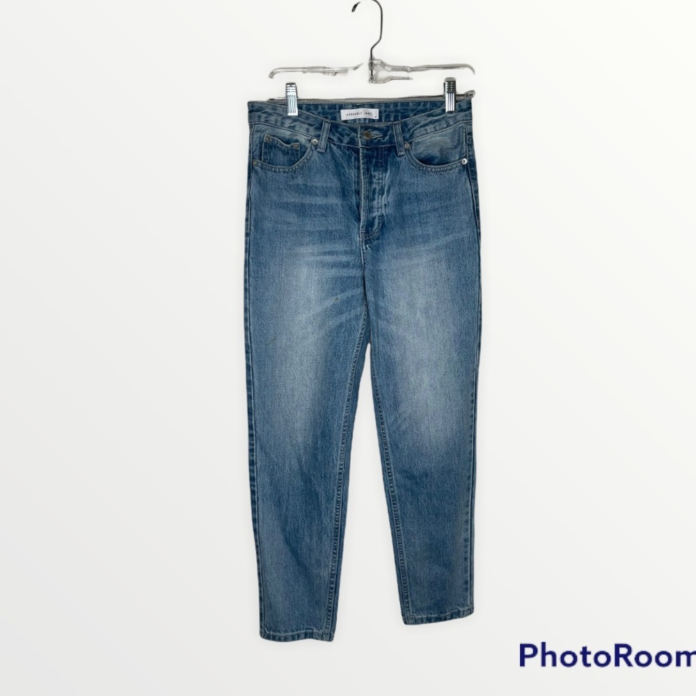 ASSEMBLY LABEL x REVOLVE High Rise Button Fly Straight Leg Jeans Size 8 - Picture 8 of 13